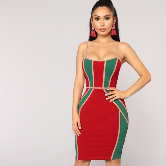 fashion nova christmas dress